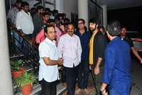 Chiranjeevi watching at Vijetha Movie
